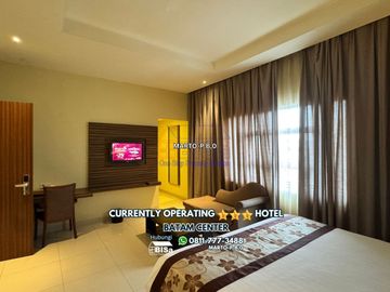 3 Star Hotel Currently Operating Full Facility Batam Center