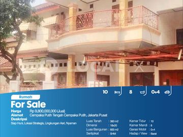 Rumah Cempaka Putih Tengah Cempaka Putih, Jakarta Pusat