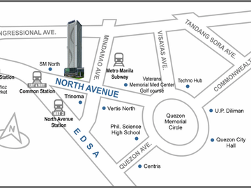 Pre-selling City North Tower across Trinoma Studio for Sale