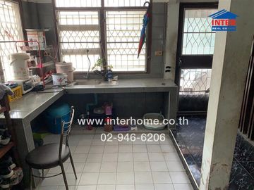 2-storey detached house, 35 sq m., detached house, near the electric train, Mai Lap Station, Soi Ram Intra 14, Intersection 17, Ram Intra Road, Kaset-