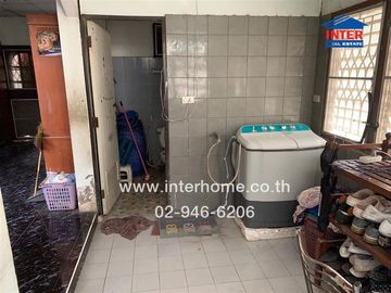 2-storey detached house, 35 sq m., detached house, near the electric train, Mai Lap Station, Soi Ram Intra 14, Intersection 17, Ram Intra Road, Kaset-