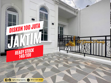 RUMAH MEWAH MURAH SIAP HUNI DISKON 100 JUTA BAMBU APUS MABES HANKAM JAKARTA