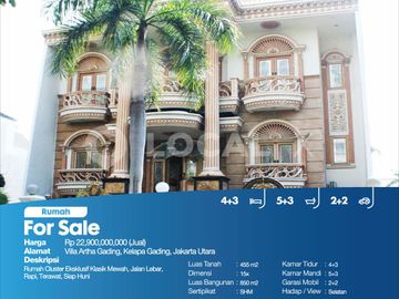 Rumah Villa Artha Gading, Kelapa Gading, Jakarta Utara