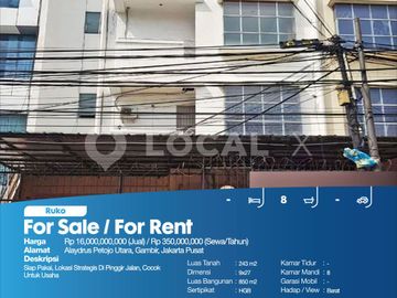 Ruko Alaydrus Petojo Utara, Gambir, Jakarta Pusat