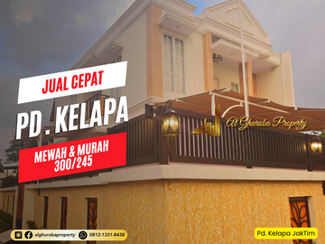 JUAL CEPAT RUMAH MEWAH MURAH HOOK LUAS KAVLING MARINIR PONDOK KELAPA JAKARTA 4 M-AN