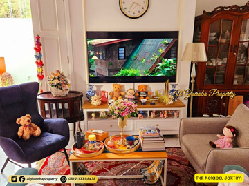 JUAL CEPAT RUMAH MEWAH MURAH HOOK LUAS KAVLING MARINIR PONDOK KELAPA JAKARTA 4 M-AN