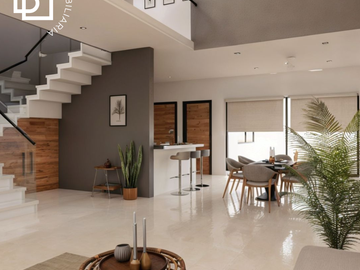 Preciosa casa en venta con alberca y recamara en planta baja en Mérida Yucatán