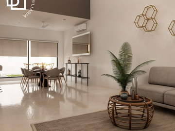 Preciosa casa en venta con alberca y recamara en planta baja en Mérida Yucatán
