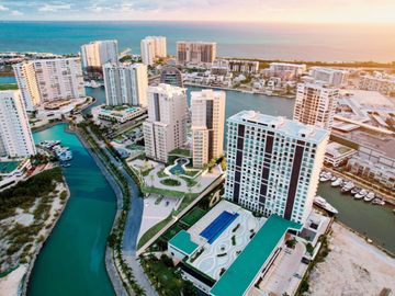 DEPARTAMENTO DE LUJO CON MARINA EN PUERTO CANCUN
