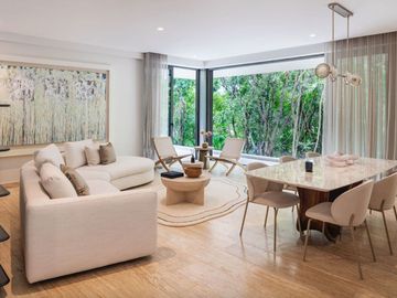 Penthouse de lujo, piscina privada, campo de golf, en venta, Playa del Carmen
