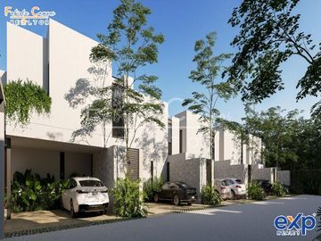 Casa de 2 plantas y 3 recamaras en venta en Komchen Yucatán - entrega 12 MESES CREDITO BANCARIO