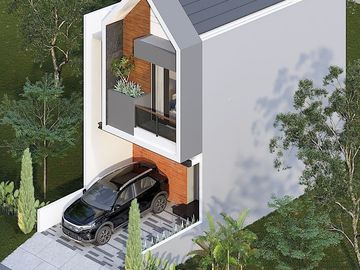 Rumah Dijual Scandavian 2 Lantai Strategis Di Serpong Tangerang Selatan