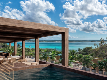 PENTHOUSE DE LUJO, DISEÑO LOCK OFF, PRE VENTA, ALBERCA PRIVADA, ROOF TOP CON VISTA A LA LAGUNA DE BACALAR, COSTERA BACALAR