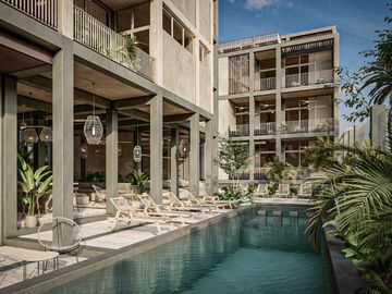 PENTHOUSE DE LUJO, DISEÑO LOCK OFF, PRE VENTA, ALBERCA PRIVADA, ROOF TOP CON VISTA A LA LAGUNA DE BACALAR, COSTERA BACALAR