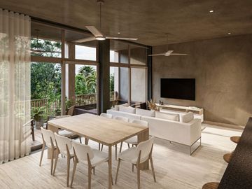 PENTHOUSE DE LUJO, DISEÑO LOCK OFF, PRE VENTA, ALBERCA PRIVADA, ROOF TOP CON VISTA A LA LAGUNA DE BACALAR, COSTERA BACALAR