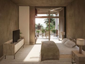 PENTHOUSE DE LUJO, DISEÑO LOCK OFF, PRE VENTA, ALBERCA PRIVADA, ROOF TOP CON VISTA A LA LAGUNA DE BACALAR, COSTERA BACALAR