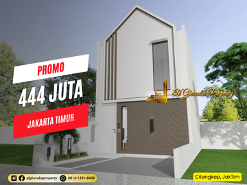 RUMAH MINIMALIS 400 JUTA-AN SHM, PINGGIR JALAN RAYA MABES TNI CILANGKAP