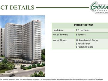 Condominium units  near DLSU-UMC Hospital and DLSU-Dasmarinas Cavite (Ready units)