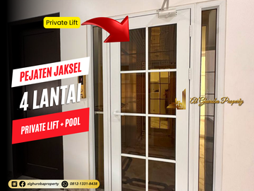 RUMAH MEWAH 4 LANTAI ADA KOLAM RENANG DAN LIFT PEJATEN KALIBATA JAKARTA SELATAN