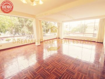 ALQUILER DEPARTAMENTO 222m2 SAN BORJA 2do PISO