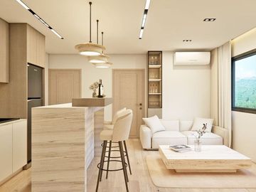 Condo for Sale in Prime Location, Located in the heart of Nimman, near community hubs. Newly renovated with furniture and electrical appliances, rea