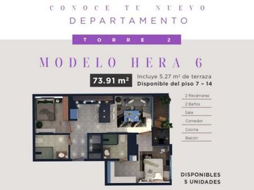 Departamento en venta Torre Miletto Modelo Hera 6 D8
