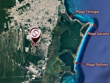 Casa con alberca privada en venta, Huayacán, Cancún