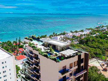 Departamento en Preventa con Vista al Mar en nueva zona hotelera de Cancún (CESN SERCM)