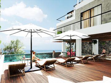 Departamento en Preventa con Vista al Mar en nueva zona hotelera de Cancún (CESN SERCM)