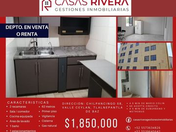Se vende bonito depto. En fraccionamiento, cerca de avenidas principales