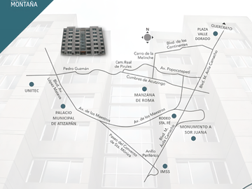 Departamento en Atizapán de Zaragoza Frente a la UNITEC Campus Atizapán