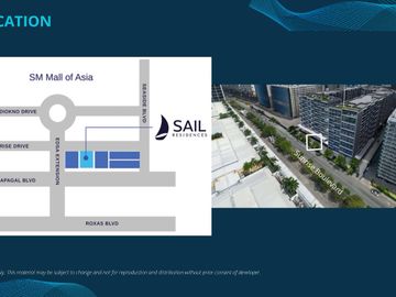 Preselling SAIL RESIDENCES Condominium at Mall of Asia Complex Pasay city
