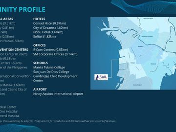 Preselling SAIL RESIDENCES Condominium at Mall of Asia Complex Pasay city