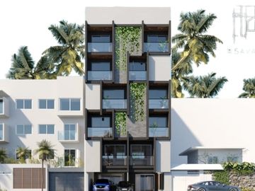 Departamento en  Playa del Carmen a 400 m del Mar, a 3 calles de 5ta Avenida