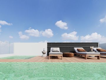 Departamento en  Playa del Carmen a 400 m del Mar, a 3 calles de 5ta Avenida