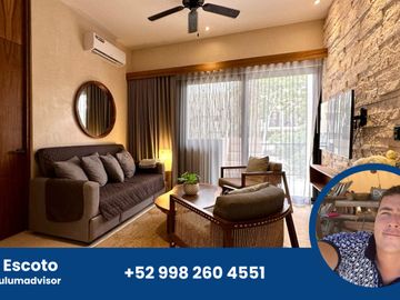 Departamento de Lujo de 3REC en Aldea Zamá con jacuzzi privado