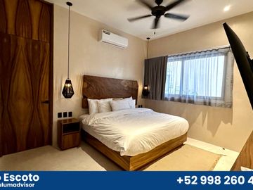 Departamento de Lujo de 3REC en Aldea Zamá con jacuzzi privado
