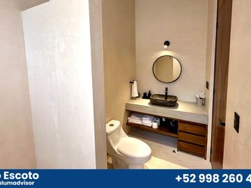 Departamento de Lujo de 3REC en Aldea Zamá con jacuzzi privado