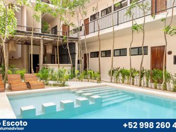 Departamento de Lujo de 3REC en Aldea Zamá con jacuzzi privado