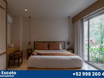 Exclusivo Departamento de 1REC de Lujo en Aldea Zamá, Tulum