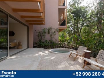 Exclusivo Departamento de 1REC de Lujo en Aldea Zamá, Tulum