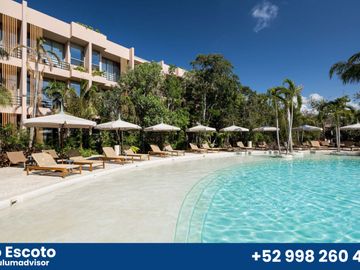Exclusivo Departamento de 1REC de Lujo en Aldea Zamá, Tulum
