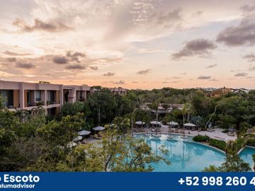 Exclusivo Departamento de 1REC de Lujo en Aldea Zamá, Tulum