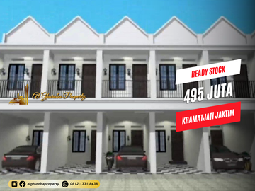RUMAH 2 LANTAI MURAH KRAMATJATI JAKARTA TIMUR AKSES MOBIL 495 JUTA