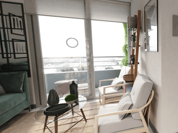 Departamento 3d1b 47 m2 valor 2577 uf compra sin pagar pie aprobado al 90% al 85% pagas 5% y al 80% pagas 10% préstamo del 5% y 10% se paga en cuota