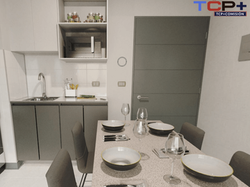Departamento en Quinta Normal Planta 1d1b 31 m2 valor 2143 uf compra sin pie al 90% al 85% paga 5% al 80% paga un 10% préstamo 5% y 10%  en cuotas
