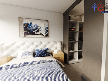 Departamento en Quinta Normal Planta 1d1b 31 m2 valor 2143 uf compra sin pie al 90% al 85% paga 5% al 80% paga un 10% préstamo 5% y 10%  en cuotas