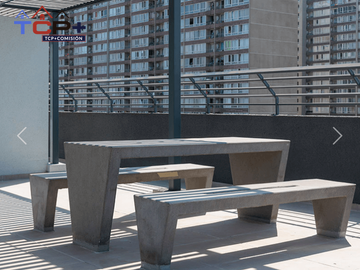 Departamento 2d1b 37 m2 valor 2258 uf  compra con promociones al 90% al 85% y al 80% bono pie del 5% y 10% préstamo 5% y 10%