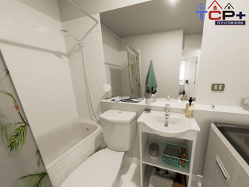 Departamento 2d1b 37 m2 valor 2258 uf  compra con promociones al 90% al 85% y al 80% bono pie del 5% y 10% préstamo 5% y 10%