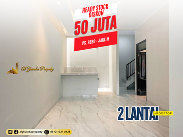 RUMAH MEWAH SIAP HUNI 2 LANTAI PLUS ROOFTOP LUAS CIJANTUNG KALISARI 1 MILYAR-AN FULL BATA MERAH